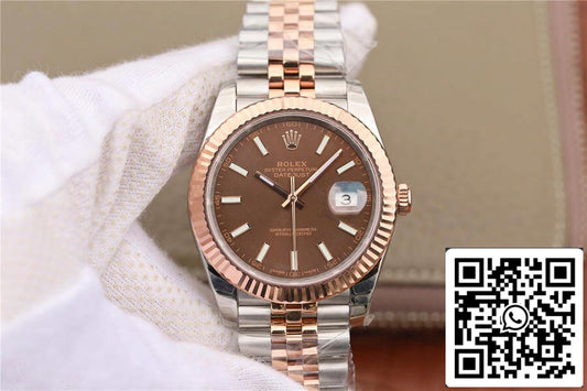 Rolex Datejust M126331-0002 1:1 Meilleure édition EW Factory Or rose