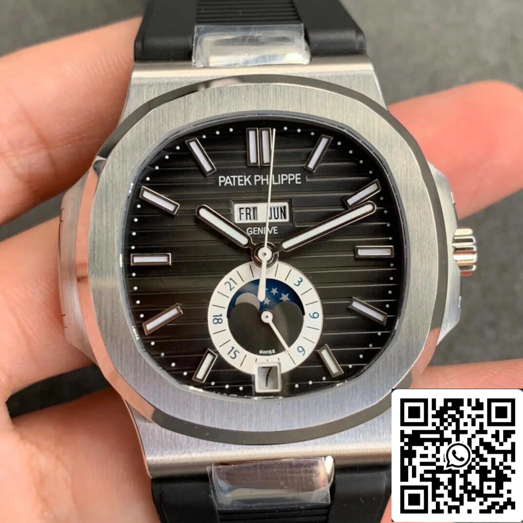 Patek Philippe Nautilus 5726 1:1 Meilleure édition GR Factory V2 Bracelet en caoutchouc