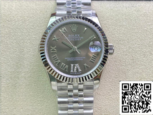 Rolex Datejust M278274-0028 31MM 1:1 Meilleure édition EW Factory Cadran gris