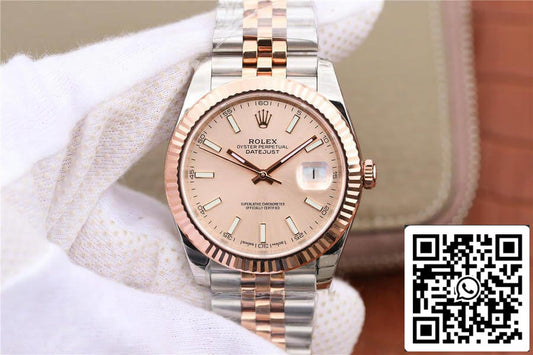 Rolex Datejust M126331-0010 1:1 Meilleure édition EW Factory Or rose