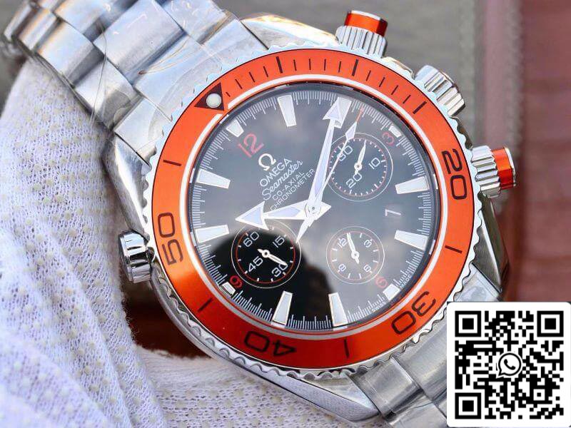 Omega Seamaster Planet Ocean 232.30.46.51.01.002 1:1 Best Edition Swiss ETA7750 Dial negro con marcador naranja