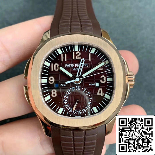 Patek Philippe Aquanaut 5164R-001 1:1 Meilleure édition GR Factory Cadran marron