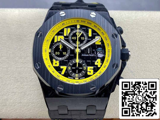 Audemars Piguet Royal Oak Offshore 26176FO.OO.D101CR.02 1:1 Melhor Edição JJF Factory Mostrador Preto