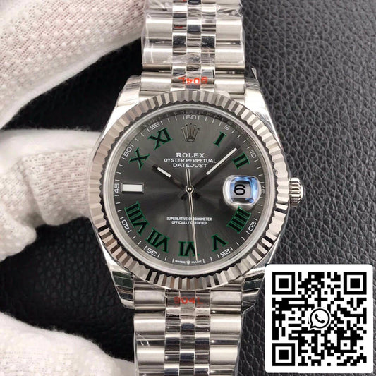 Rolex Datejust M126334-0022 1:1 Meilleure édition EW Factory Gris foncé Gial