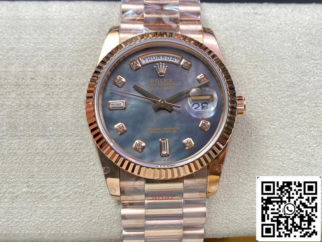 Rolex Day Date 118235 36MM 1:1 Melhor Edição GM Factory Mostrador em madrepérola