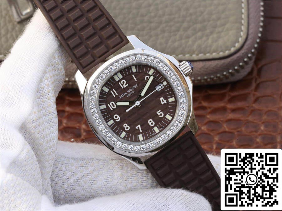 Patek Philippe Aquanaut 5067A-023 1:1 Best Edition PPF Factory Diamond Brown Dial