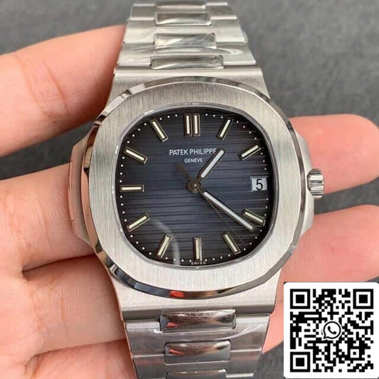 Patek Philippe Nautilus 5711/1A-010 1:1 Meilleure édition PPF Factory V4 Cadran bleu Suisse ETA324