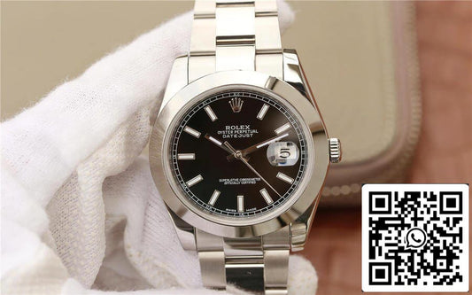 Rolex Datejust M126300-0011 1:1 Meilleure édition EW Factory Cadran noir