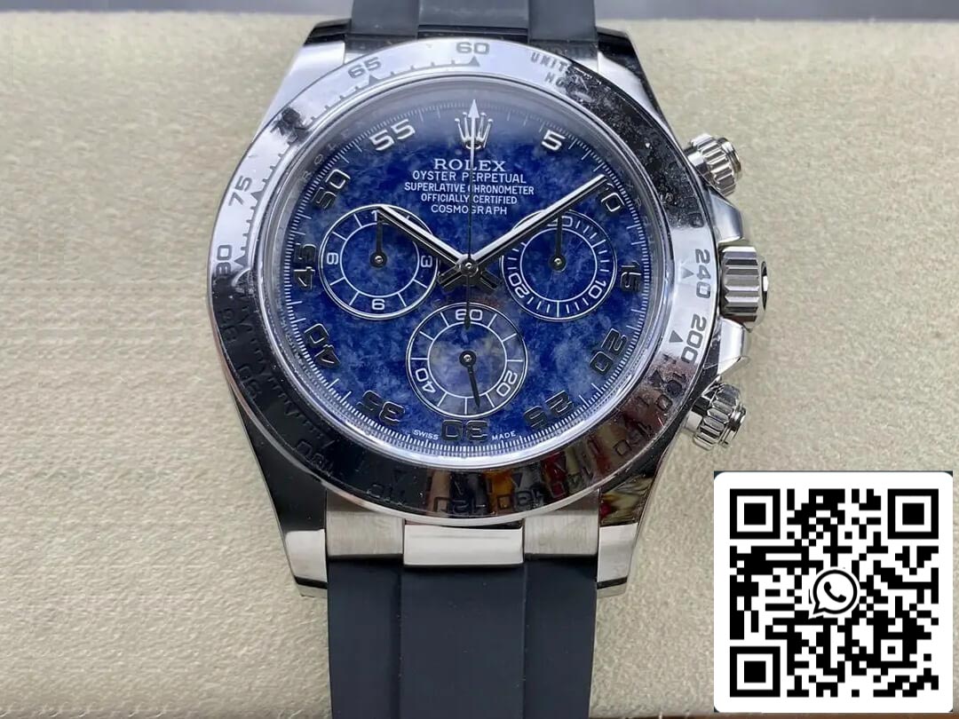 Rolex Cosmograph Daytona 1:1 Best Edition Clean Factory Sodalite quadrante blu