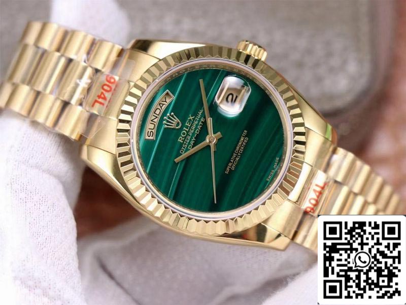 Rolex Day Date President 18238 1:1 Best Edition Malachite Green Dial Swiss Movement