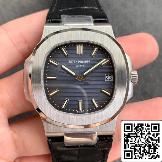 Patek Philippe Nautilus 5711G 1:1 Meilleure édition PPF Factory V4 Cadran bleu Suisse ETA324