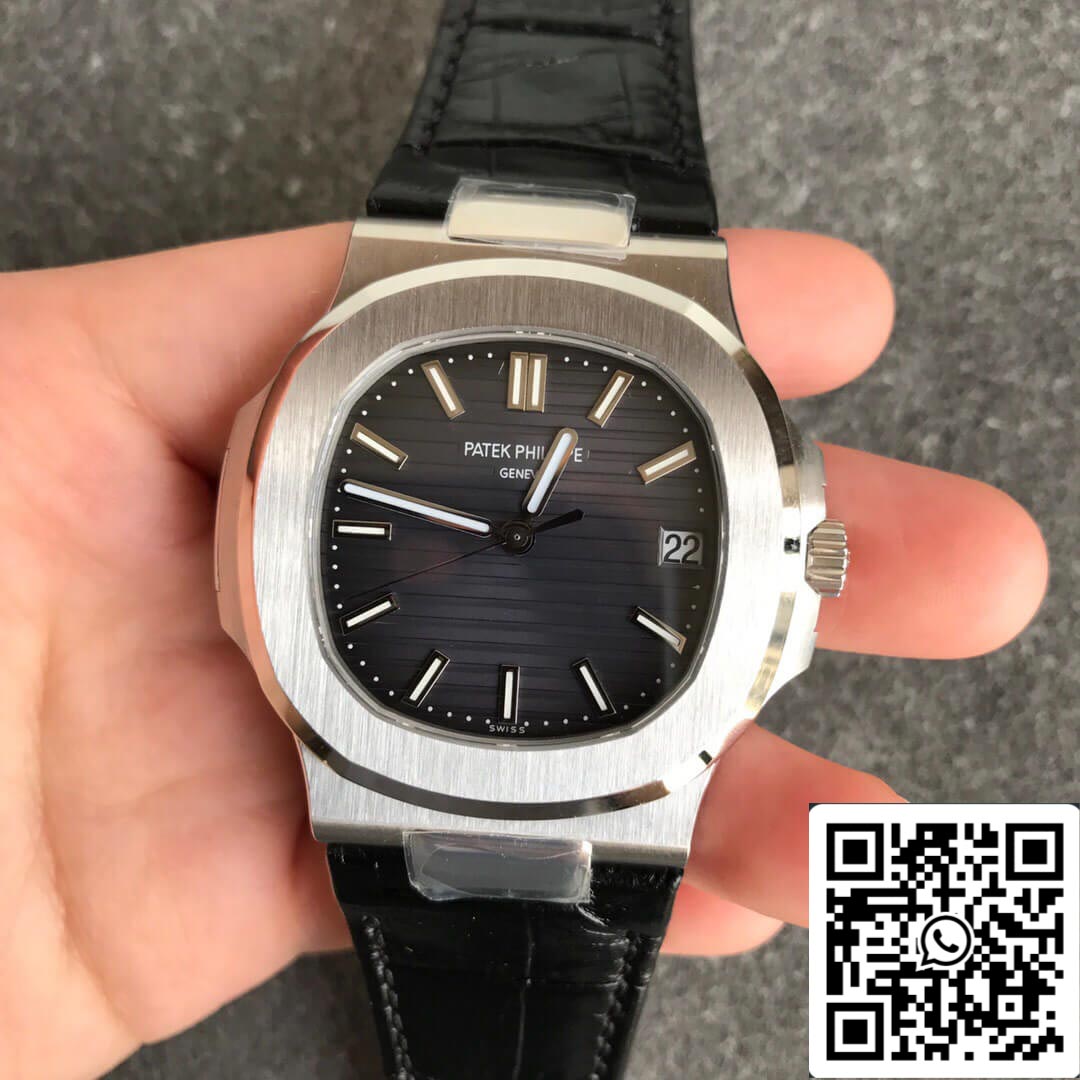 Patek Philippe Nautilus 5711G 1:1 Meilleure édition PPF Factory V4 Cadran noir Suisse ETA324