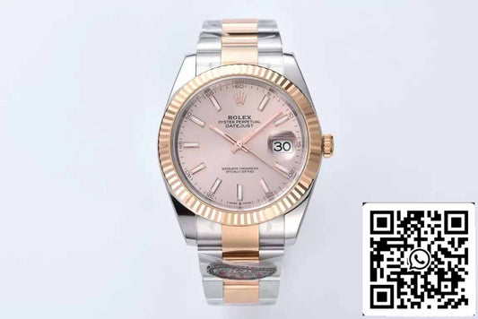 Rolex Datejust 41MM M126331-0009 1:1 Best Edition Clean Factory Rose Gold