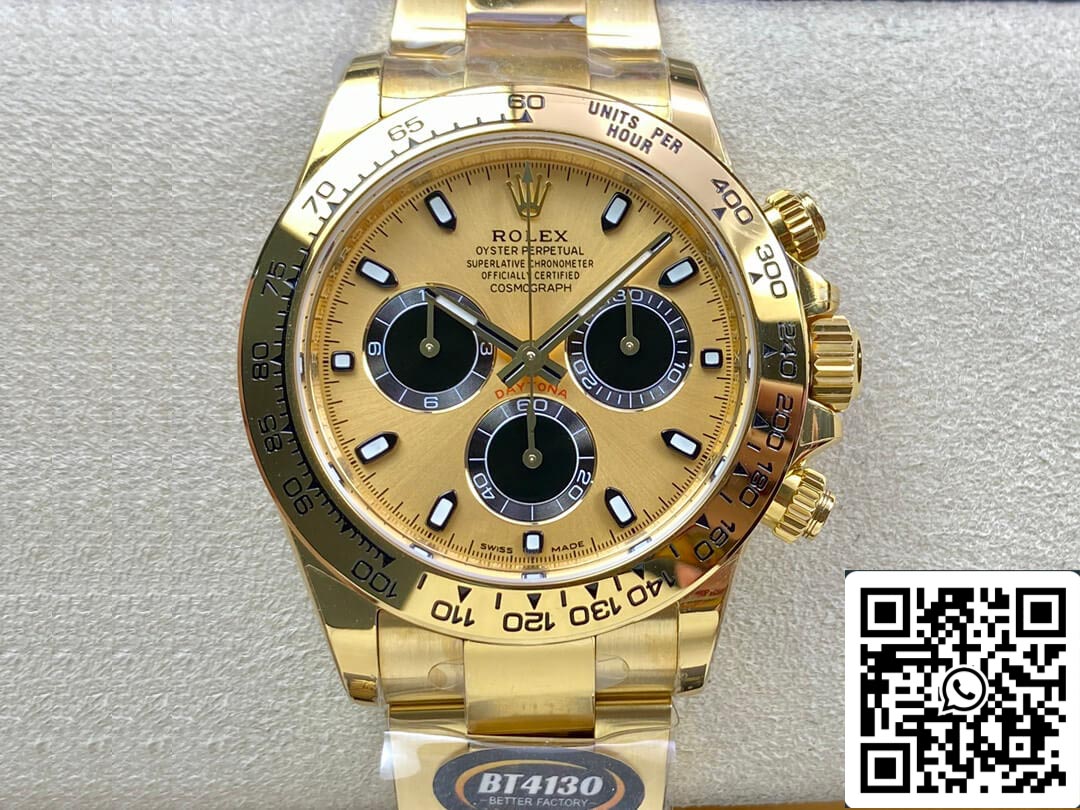 Rolex Daytona M116508-0014 1:1 Best Edition BT Factory Champagne Dial