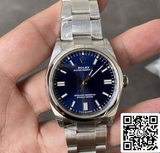 Rolex Oyster Perpetual M126000-0003 36MM 1:1 Best Edition VS Factory Blue Dial