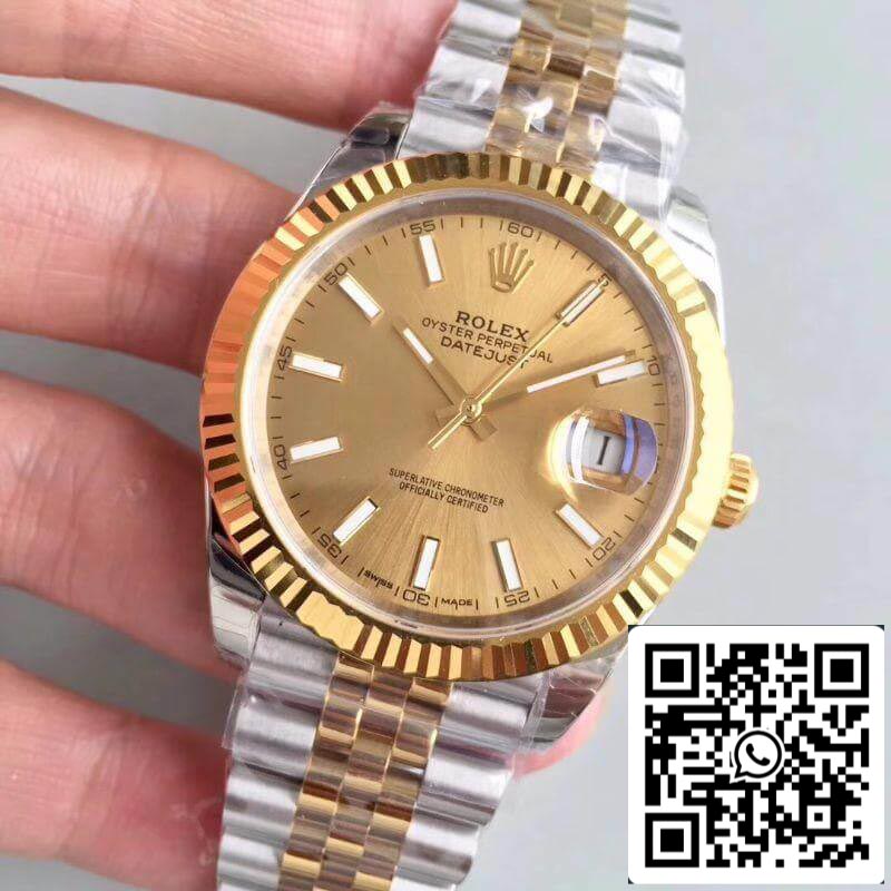 Rolex Datejust 41 126333 EW Factory 1:1 Meilleure édition suisse ETA3235 904L Bracelet jubilé en acier inoxydable