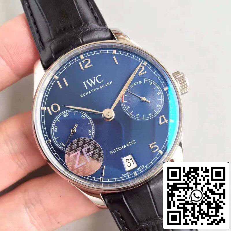 IWC Português IW500703 ZF Factory Relógios Mecânicos 1:1 Melhor Edição Suíça ETA52010