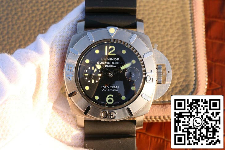 Panerai Submersible PAM 00194 1:1 Meilleure édition VS Cadran noir d'usine