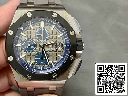 Audemars Piguet Royal Oak Offshore 26400IO.OO.A004CA.02 1:1 Melhor Edição APF Factory Mostrador Cinza