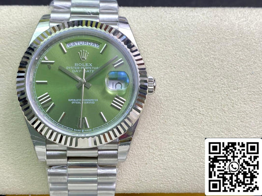 Rolex Day Date M228239-0033 1:1 Meilleure édition EW Factory Cadran vert olive