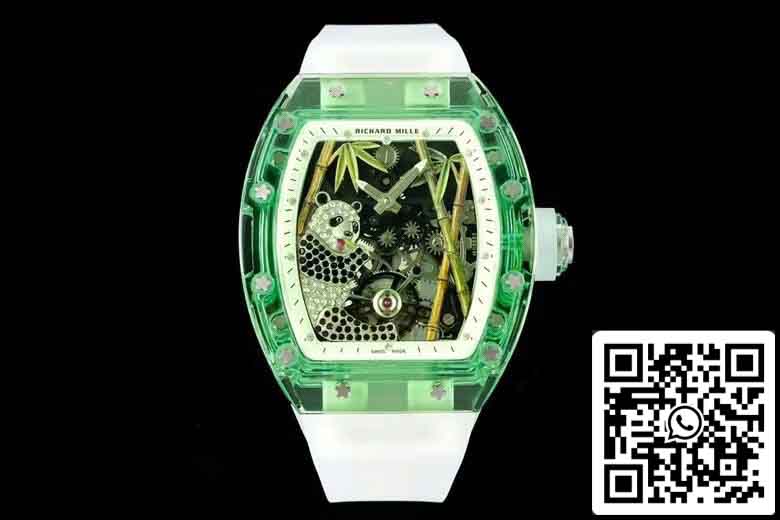 Richard Mille RM26-01 Tourbillon Meilleure édition 1:1 RM Factory Green Transparent Case