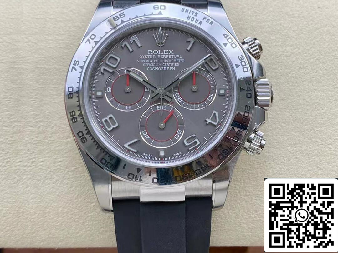 Rolex Cosmograph Daytona 116519-0104 1:1 Meilleure édition Clean Factory Cadran gris