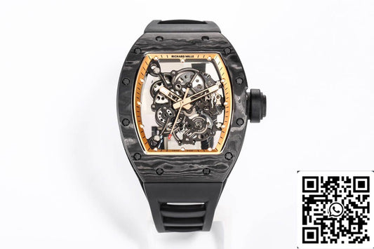 Richard Mille RM055 NTPT 1:1 Meilleure édition BBR Factory Cadran en fibre de carbone