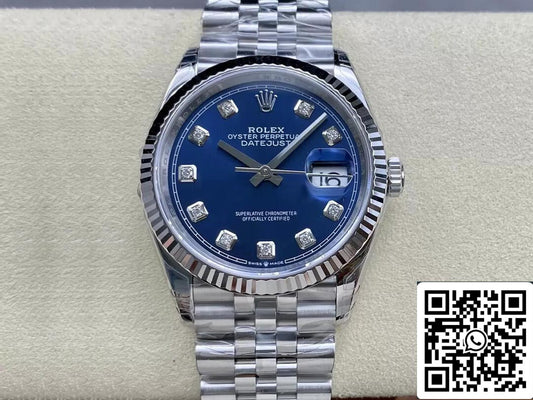 Rolex Datejust M126234-0037 36MM 1:1 Best Edition VS Factory Diamond Dial