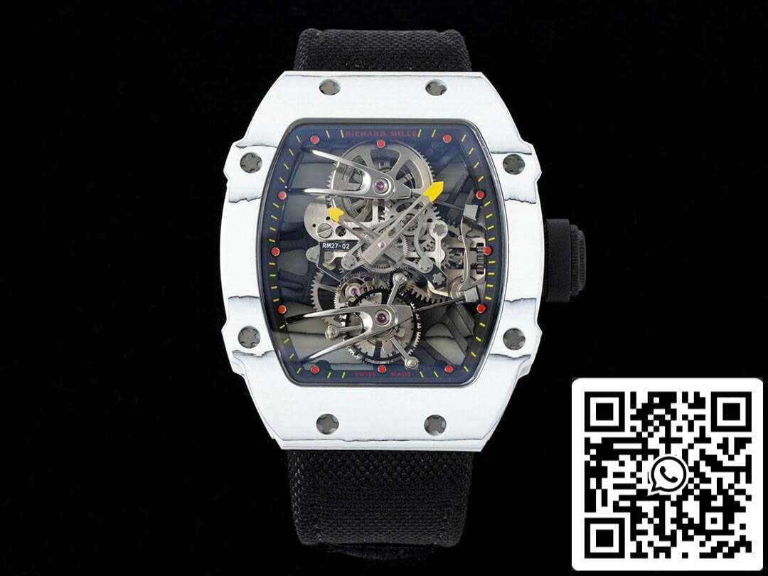 Richard Mille RM27-02 Rafael Nadal Tourbillon 1:1 Best Edition RM Factory Black Strap