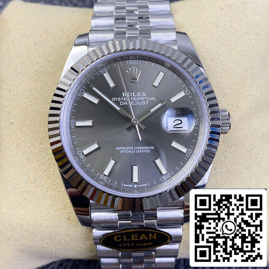 Rolex Datejust M126334-0014 1:1 Meilleure édition Clean Factory en acier inoxydable 904L