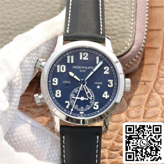 Patek Philippe Calatrava 5524G-001 1:1 Melhor Edição GR Factory Mostrador Azul