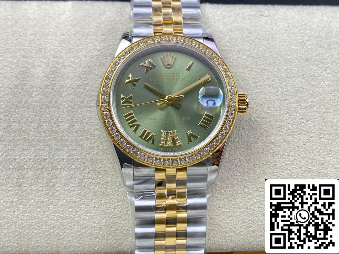 Rolex Datejust M278383RBR-0030 31MM 1:1 Best Edition EW Factory Diamond Bezel