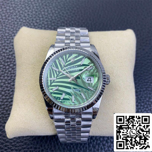 Rolex Datejust M126234-0047 36MM 1:1 Melhor Edição VS Factory Mostrador Verde