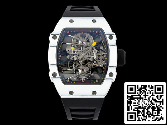 Richard Mille RM27-02 Rafael Nadal Tourbillon 1:1 Best Edition RM Factory pulseira de borracha preta