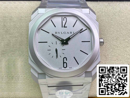 Bvlgari Octo Finissimo 103011 40MM 1:1 Meilleure édition BV Factory Cadran argenté