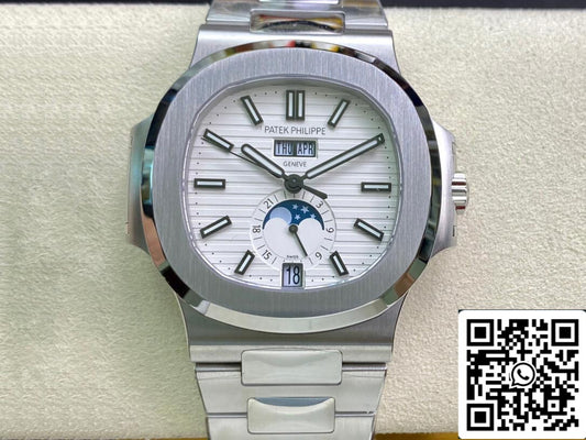 Patek Philippe Nautilus 5726/1A-010 1:1 Meilleure édition PPF Factory Cadran blanc