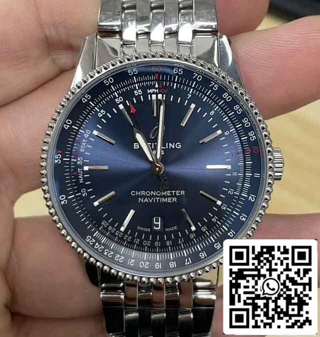 Breitling Navitimer 1 A17326161C1A1 1:1 Meilleure édition V7 Factory Acier inoxydable