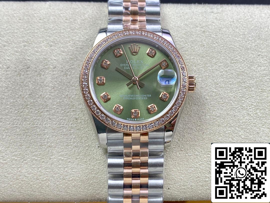 Rolex Datejust 31MM 1:1 Meilleure édition EW Factory Or rose