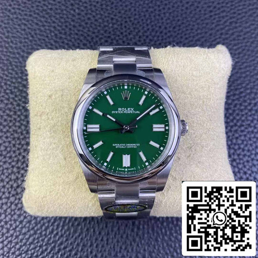 Rolex Oyster Perpetual M124300-0005 41MM 1:1 Melhor Edição Clean Factory Mostrador Verde