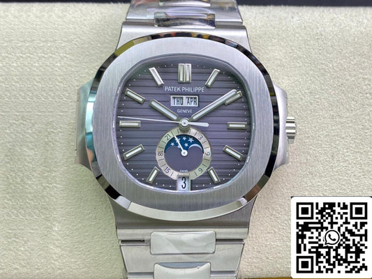 Patek Philippe Nautilus 5726/1A-001 1:1 Meilleure édition PPF Factory Cadran gris