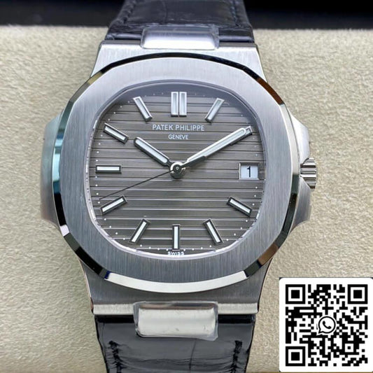 Patek Philippe Nautilus 5711G-001 1:1 Meilleure édition 3K Cadran gris usine