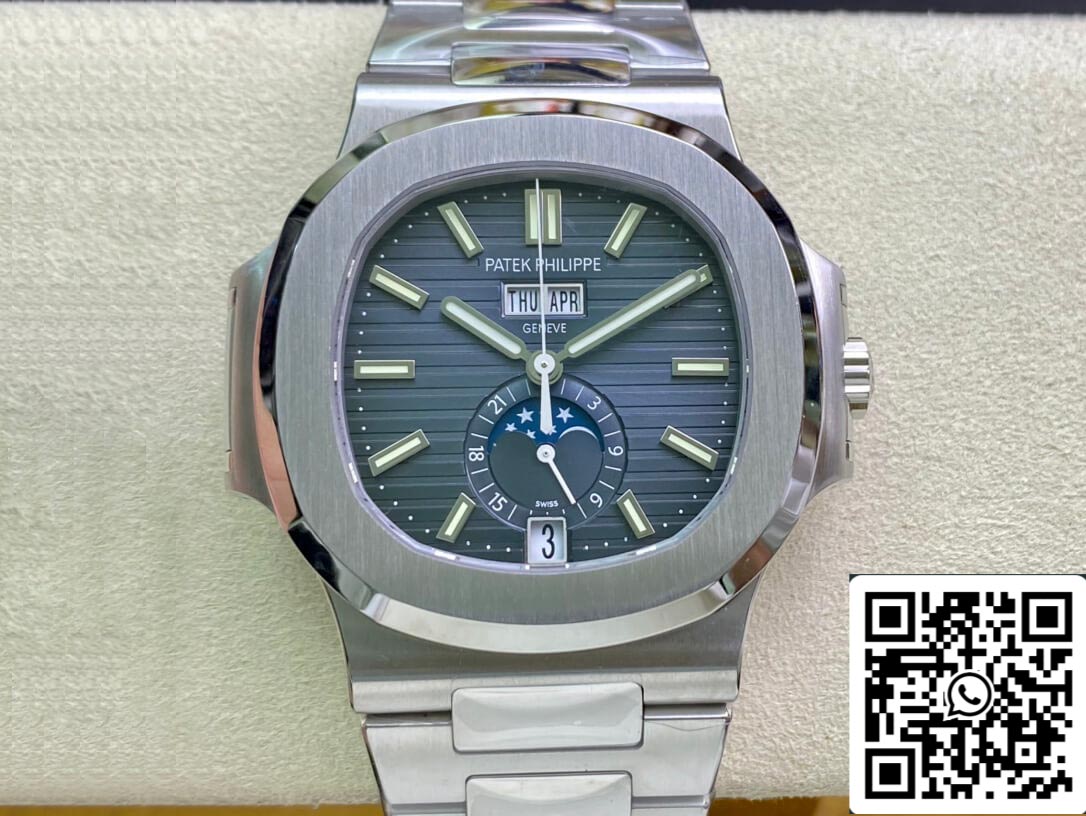 Patek Philippe Nautilus 5726/1A-014 1:1 Meilleure édition PPF Factory Cadran bleu