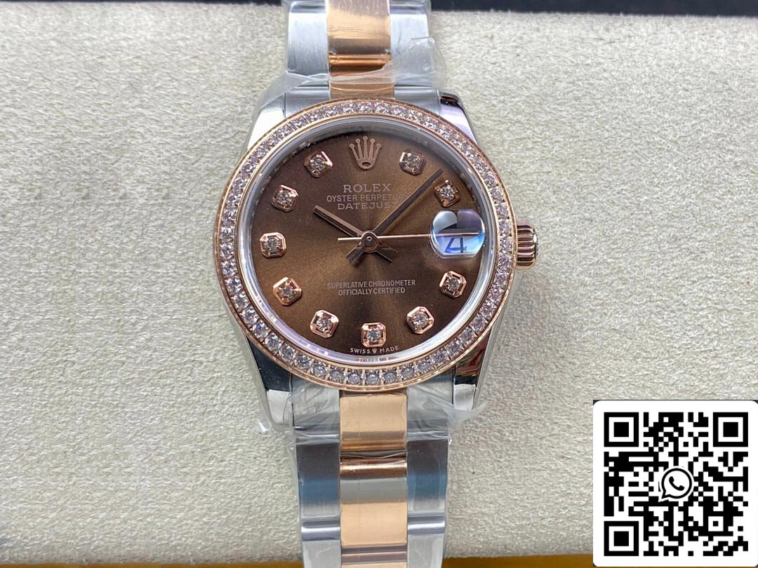 Rolex Datejust M278381RBR-0027 31MM 1:1 Meilleure édition EW Factory Cadran marron