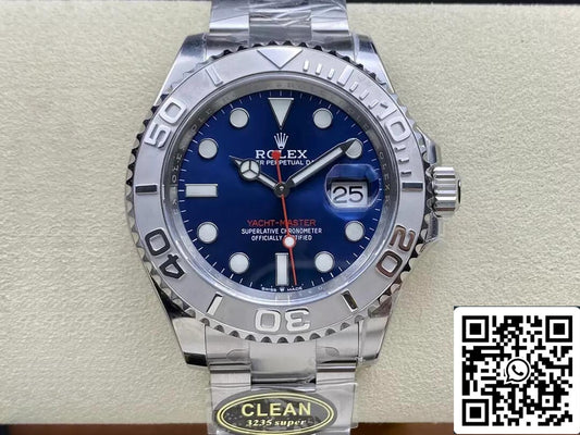 Rolex Yacht Master M126622-0002 Quadrante blu di fabbrica pulito 1: 1 della migliore edizione