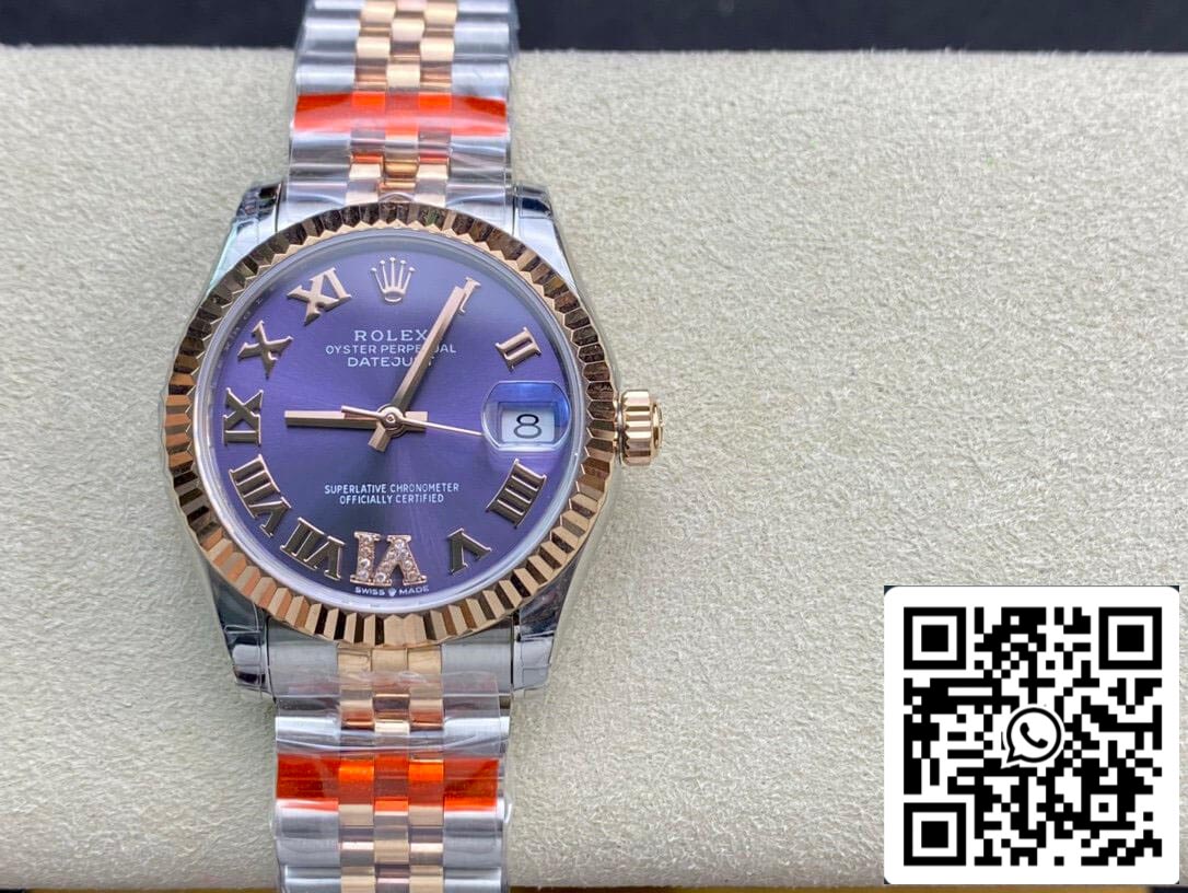 Rolex Datejust M278271-0020 1:1 Meilleure édition TW Factory Cadran violet aubergine