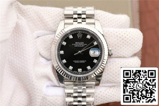 Rolex Datejust M126334-0012 1:1 Meilleure édition EW Factory Cadran noir