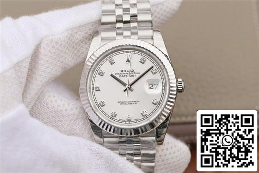 Rolex Datejust M126331 1:1 Meilleure édition EW Factory Cadran blanc