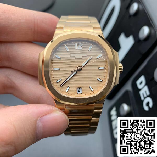 Patek Philippe Nautilus 7118/1R-010 Quadrante in oro di fabbrica 1:1 Best Edition 3K