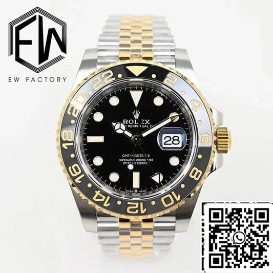 Rolex GMT Master II M126713grnr-0001 1:1 Meilleure édition EW Factory Cadran noir