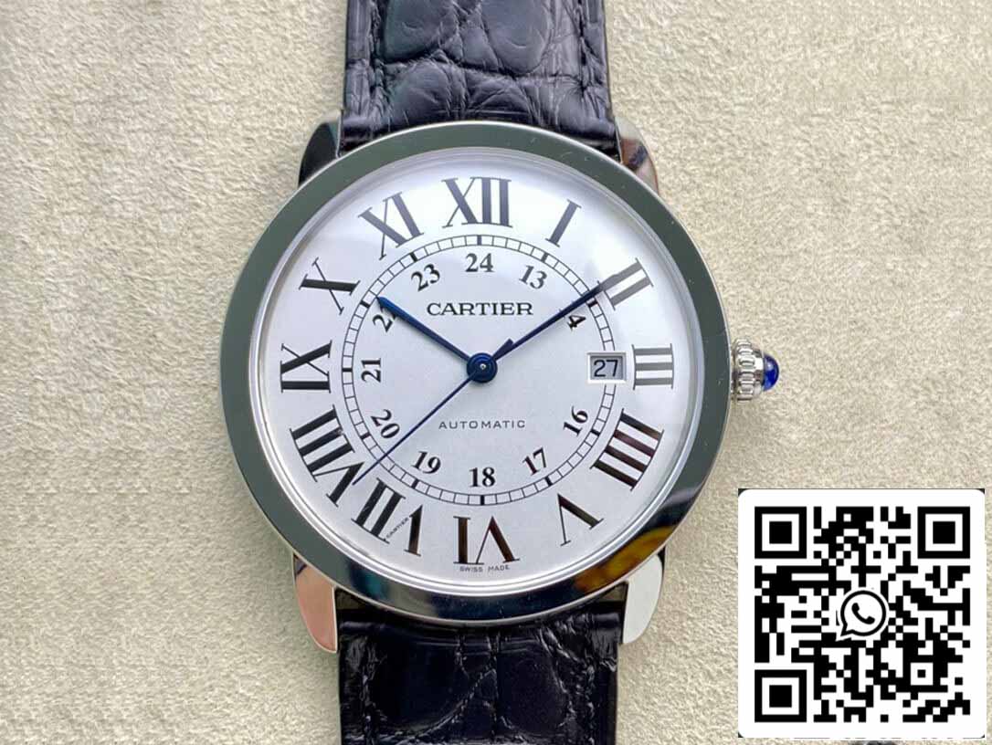 RONDE DE CARTIER W6701010 1:1 Meilleure édition AF Factory Cadran blanc